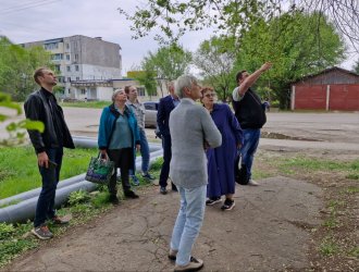 Общественные наблюдатели Арсеньева приступили к контролю хода работ по благоустройству