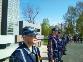 В дни празднования Великой Победы отряды ДНД обеспечили охрану обелиска Славы 1
