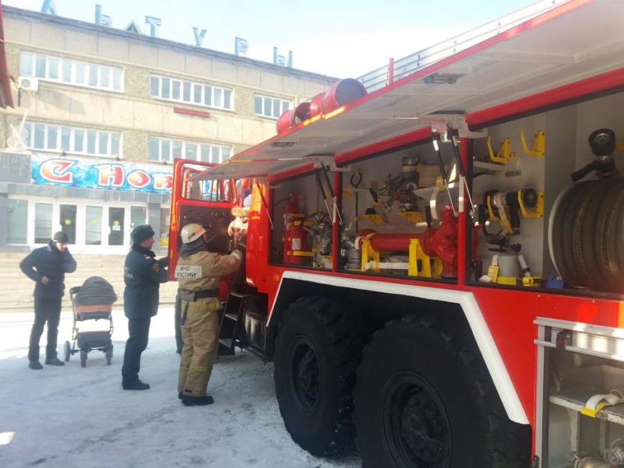 ​Выставка пожарной техники в городе Арсеньев
