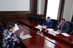 А.А. Дронин и прокурор г. Арсеньева Н.Г. Парфенов провели совместный прием жителей города Арсеньев