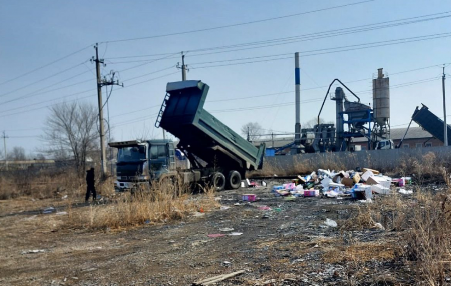 В городе была оперативно ликвидирована несанкционированная свалка