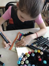 В детской школе искусств прошли занятия в рамках акции «Открытка солдату» 3
