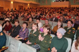 Торжественное собрание и праздничный концерт состоялись в Арсеньеве накануне Дня защитника Отечества 1