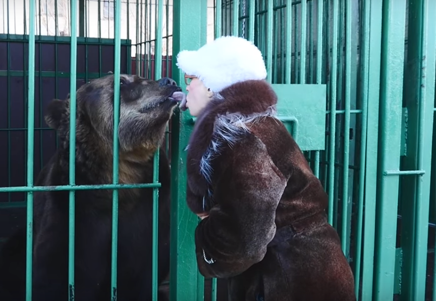 Без ноги осталась дрессировщица после нападения медведя в зоопарке Уссурийска