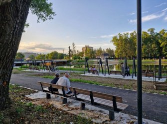 Благоустройство левого берега реки Дачной в парке «Восток» завершается 4