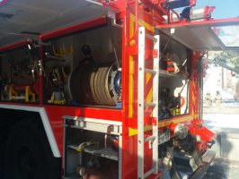 ​Выставка пожарной техники в городе Арсеньев 1