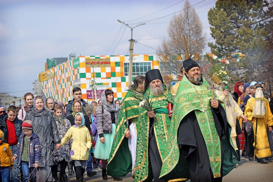 1 апреля прошел Крестный ход в городе Арсеньев