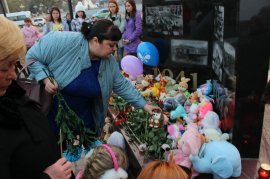 Жители Арсеньева почтили память жертв трагедии в Кемерово 0