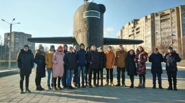 Школьники Арсеньева посетили завод «Звезда» в городе Большой Камень