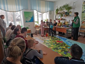 Дети и родители Арсеньевского общества инвалидов побывали в отделении экологии и туризма ЦВР