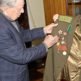 Арсеньевцу, ветерану Великой Отечественной войны Степану Ивановичу Борзенко, исполнилось 102 года 2