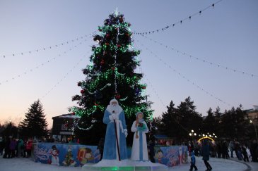 В Арсеньеве состоялось открытие главной новогодней елки 1