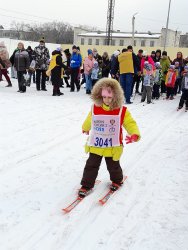 Самые маленькие арсеньевцы стали участниками «Лыжни России» 0