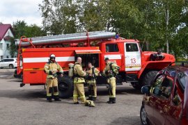 Учебная тренировка по пожарной безопасности прошла в Детской школе искусств