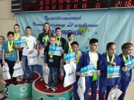 Команда Арсеньева успешно выступила на открытых краевых финальных соревнованиях «Дельфиненок»