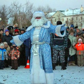 25 декабря в Арсеньеве торжественно открылась городская новогодняя елка 8