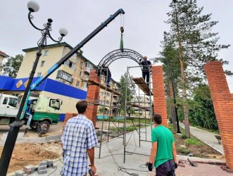 В Арсеньеве продолжается реконструкция аллеи Депутатов