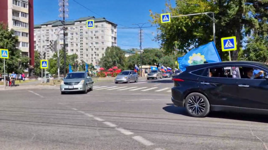 В День города, в Арсеньеве состоялся праздничный автопробег