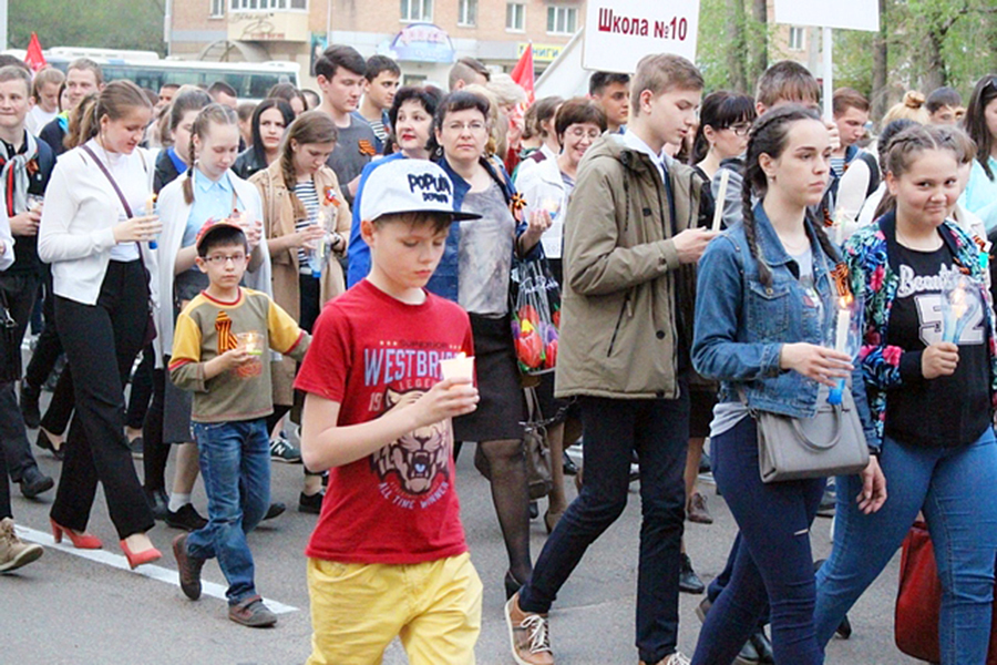 Шествие «Свеча памяти» в городе Арсеньев состоится 4 мая 2018 года