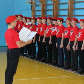 В арсеньевской школе № 6 создан первый в городе отряд юнармейцев 1