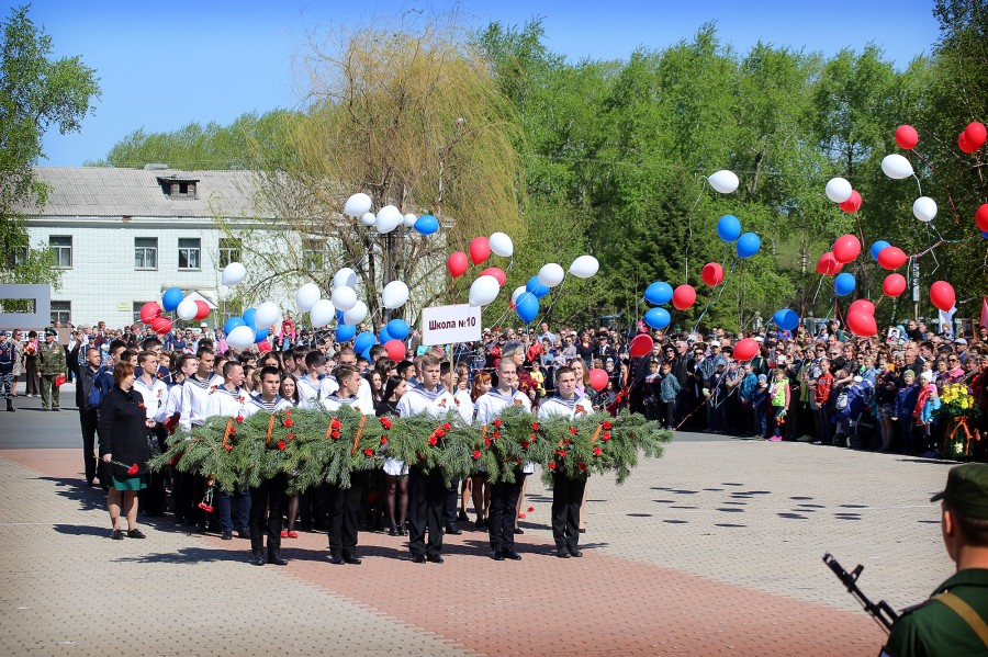Арсеньев отмечает День Победы (9 мая 2017)