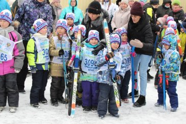 Самые маленькие арсеньевцы стали участниками «Лыжни России» 5