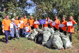Жители Арсеньева приняли участие во Всероссийской акции по очистке берегов малых рек и водоемов