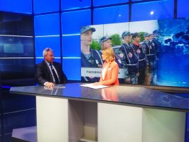Командир ДНД Арсеньевского городского округа поделился опытом работы в программе «Вести: Приморье»