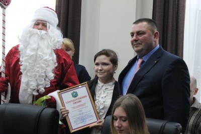 Школьники города приняли участие в новогоднем приеме главы Арсеньевского городского округа А.А. Дрон