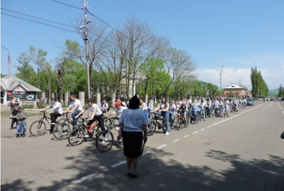 Школьники города приняли участие в велопробеге "Безопасное колесо"