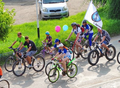В Арсеньеве состоялся общегородской велопробег