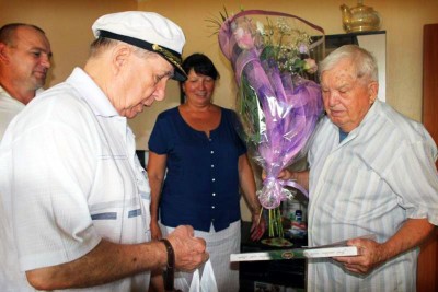 Участник Великой Отечественной войны Н.З. Порхун отметил 85-летний юбилей