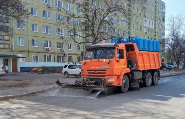 Весенняя уборка города Арсеньев продолжается