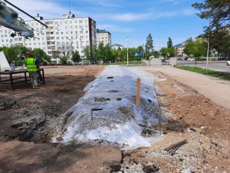 В Арсеньеве продолжаются работы на площади ДК «Прогресс» 4