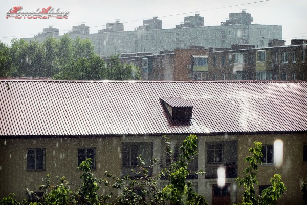 Дождь в городе Арсеньев
