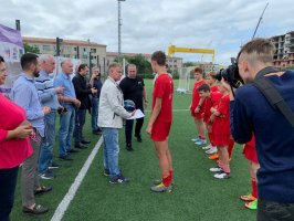 Юные арсеньевцы приняли участие в региональном этапе Всероссийского фестиваля Дворового футбола