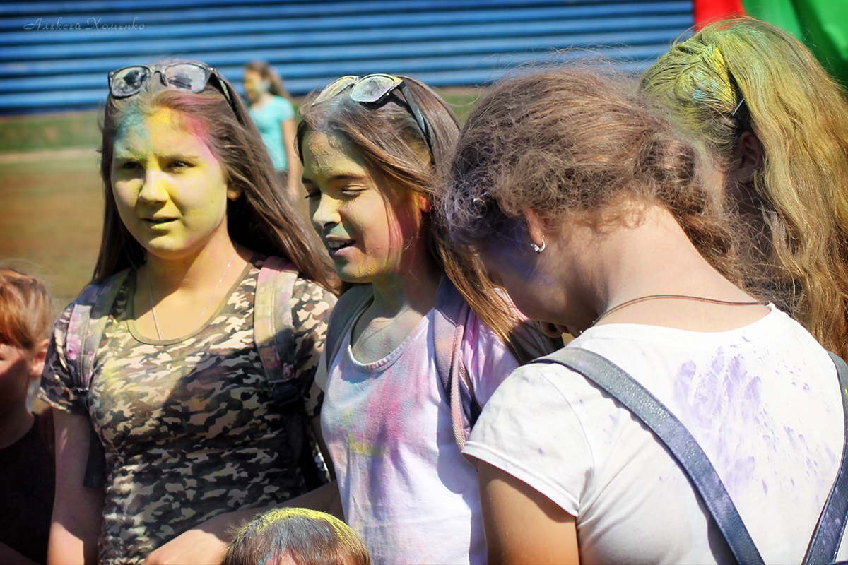 Фестиваль красок холи. Арсеньев. 2015