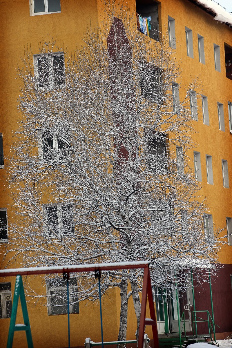 Арсеньев - Город в снегу