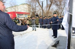 В Арсеньеве открыли памятник Герою России Олегу Пешкову и погибшим летчикам 5