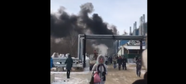 В Арсеньеве произошел пожар на авиационном заводе