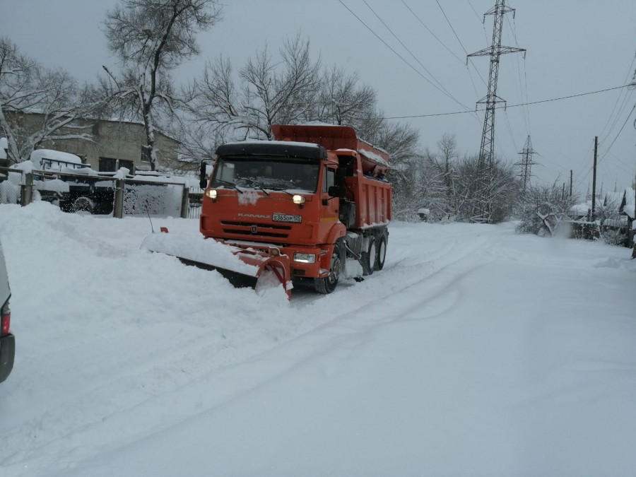 В Арсеньеве продолжается ликвидация последствий снежного циклона