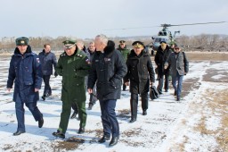 Заместитель министра обороны РФ Юрий Борисов посетил Арсеньевскую авиационную компанию «Прогресс»