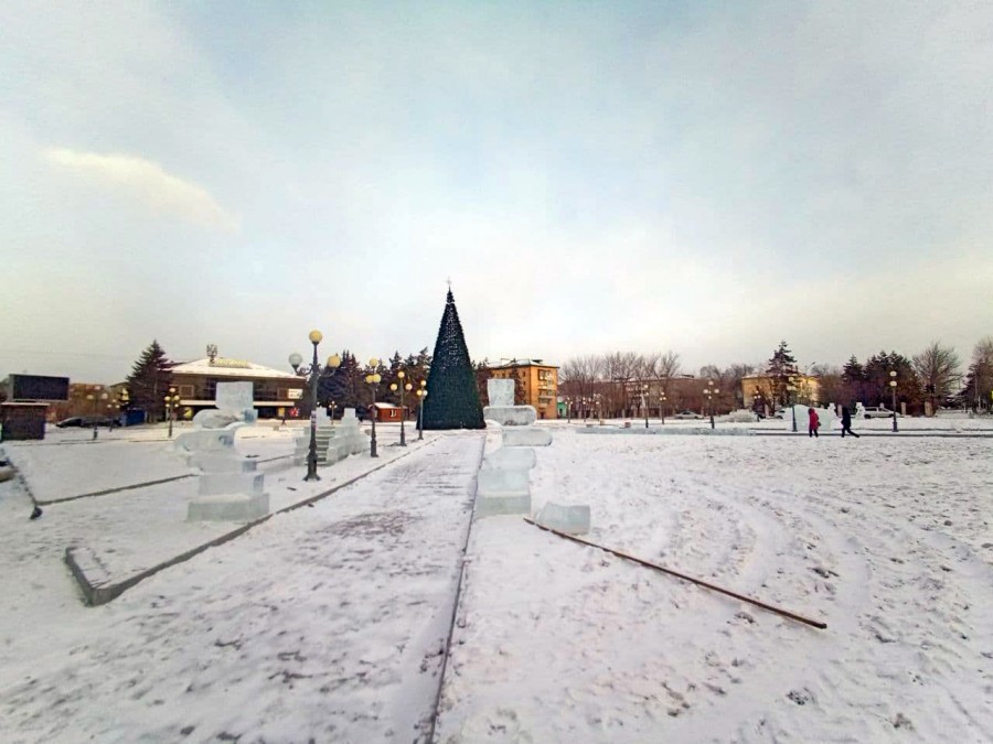 В Арсеньеве состоится приемка ледяных фигур от участников конкурса
