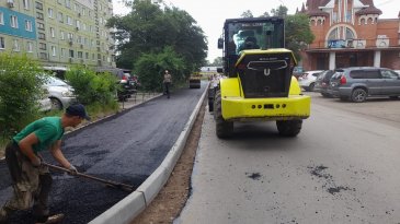 В Арсеньеве на дорогах города продолжаются ремонтные работы