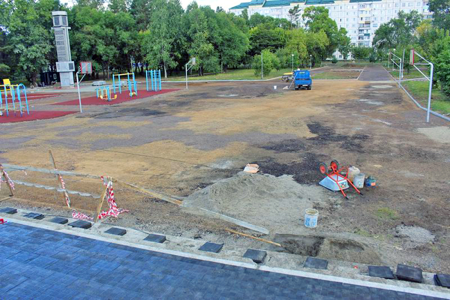 В Арсеньеве продолжается реализация приоритетного проекта «Формирование комфортной городской среды»