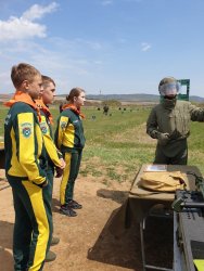 Юные арсеньевцы приняли участие в военно-патриотической игре «Zарница-2022» 0
