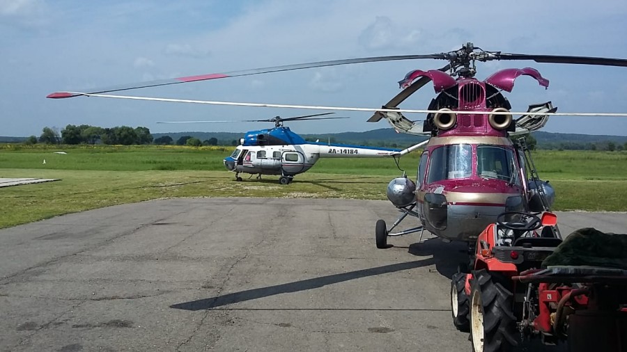 В Приморском крае на «дальневосточном гектаре» обустроили вертолётную площадку