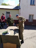 Старшеклассники города Арсеньев приняли участие в учебных военных сборах 1