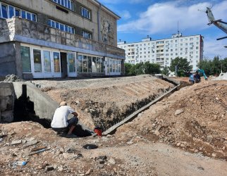 В Арсеньеве продолжается реконструкция площади ДК «Прогресс» 1