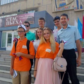 ​22 августа представители арсеньевской молодежи провели акцию на улицах города